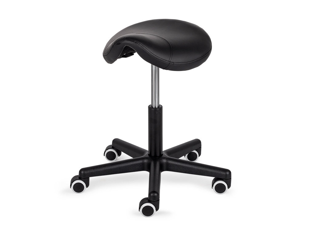 Kosmetologinė meistro kėdutė LUMO Comfy Base Black