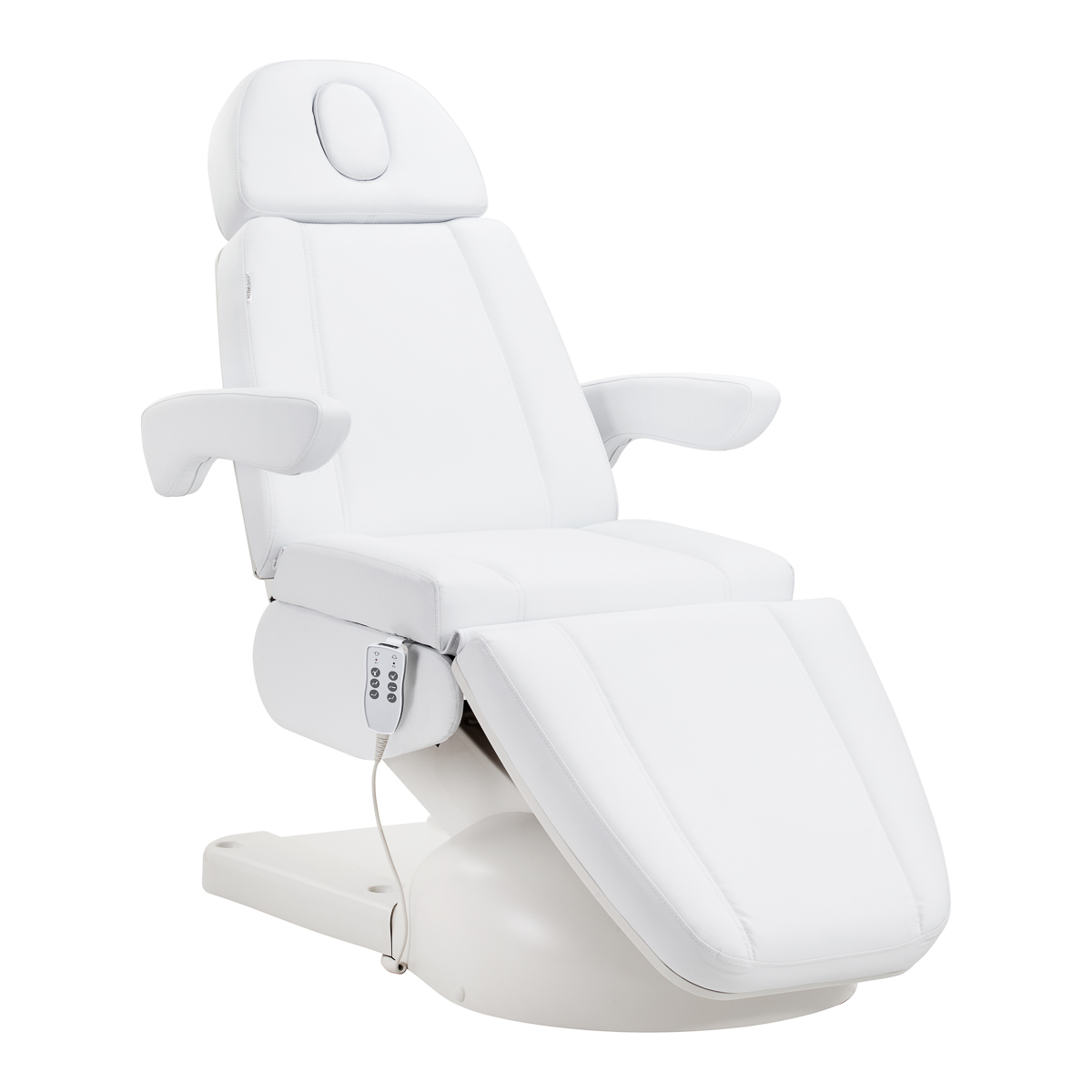 Kosmetologinis krėslas Azzurro Lux Electric 3 Motors White