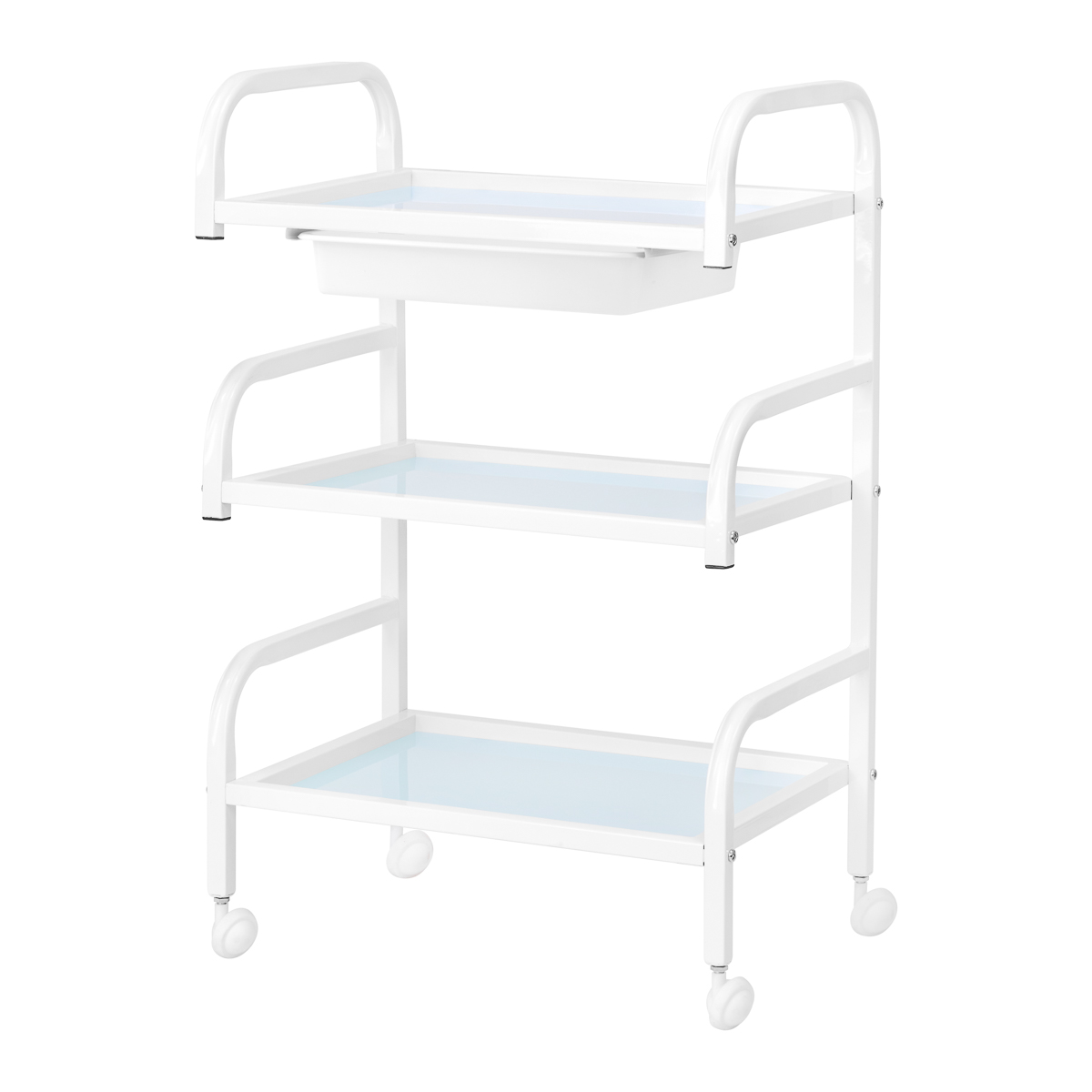 Kosmetologinis vežimėlis Basic 121 White
