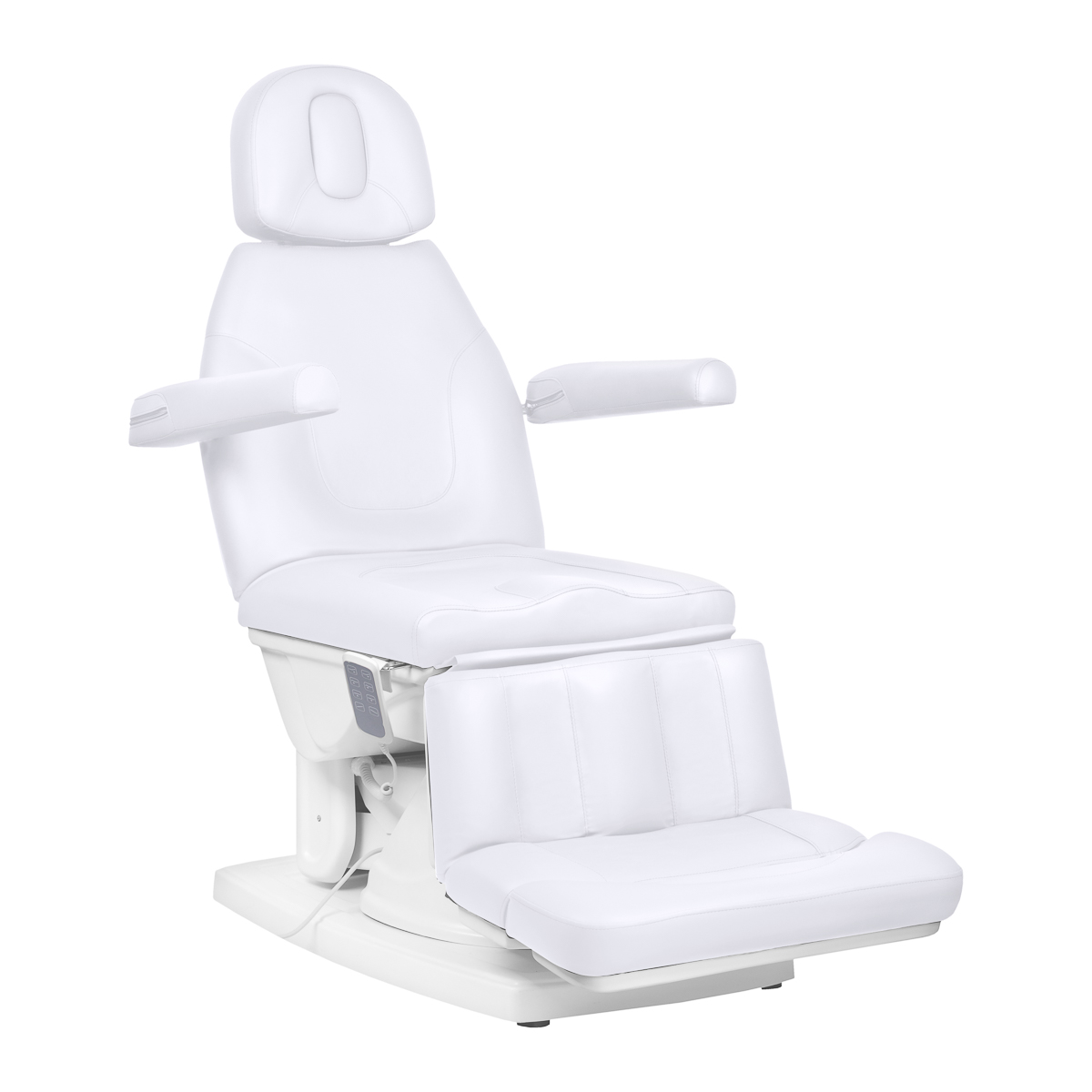 Kosmetologinis podiatrijos krėslas Kate 4 White