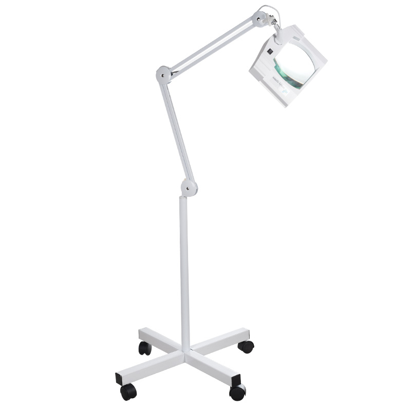 Kosmetologinė LED lempa su lupa ant ratukų BN-208L 8D