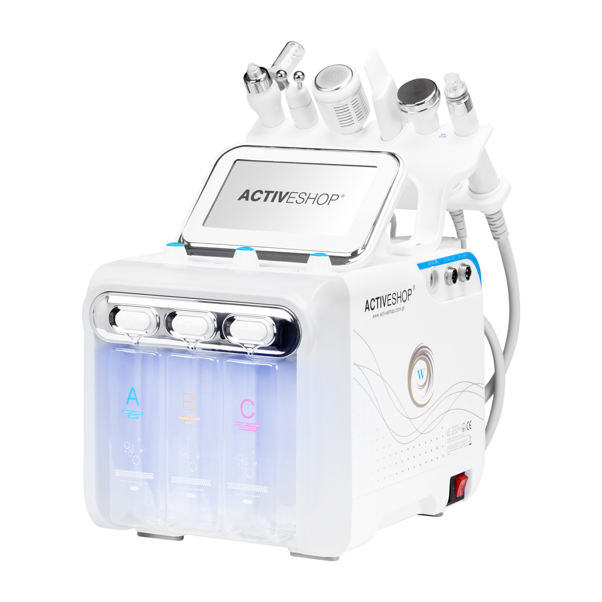 Daugiafunkcinis veido priežiūros aparatas Hydrogen H2+ 6-in-1