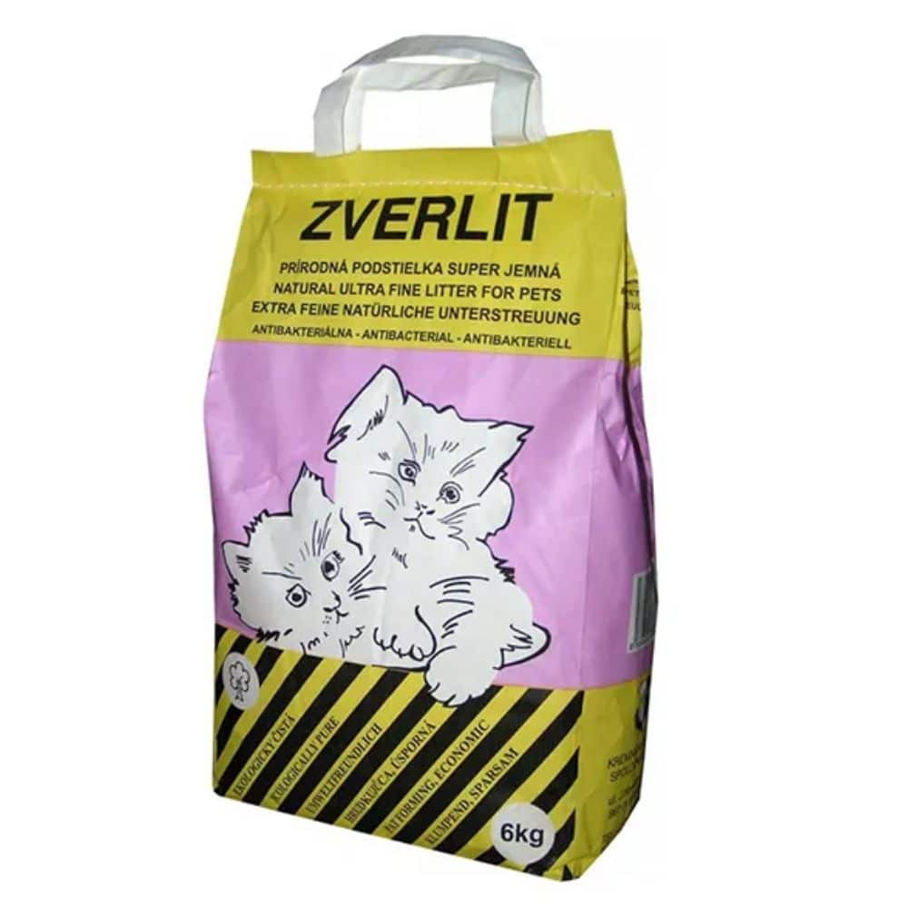 Zverlit Extra smulkus bentonitinis kraikas katėms 6kg