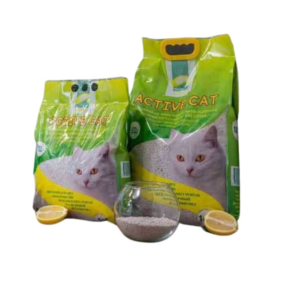 Active Cat bentonitinis kraikas katėms, citrinų kvapo - Produkto Tūris 5L