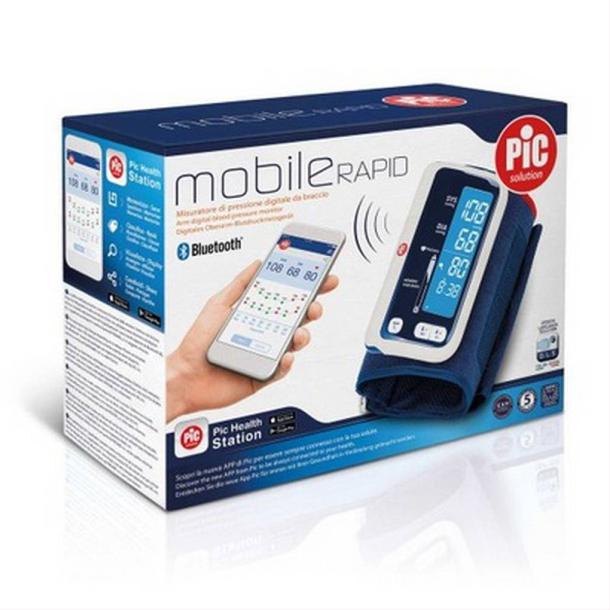 PIC MOBILERAPID automatinis kraujospūdžio matuoklis, 1 vnt.