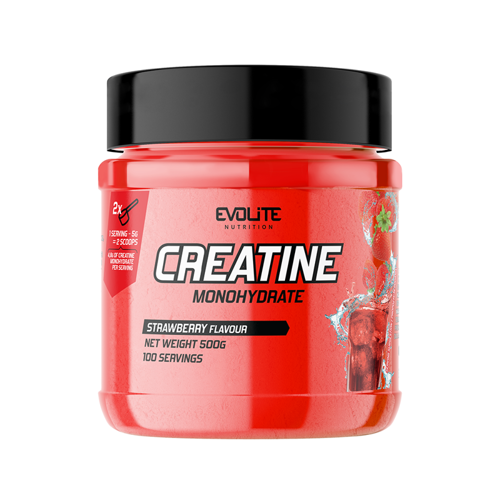 EvoLite Creatine Monohydrate (su skoniais) 500 g. - Green apple skonis