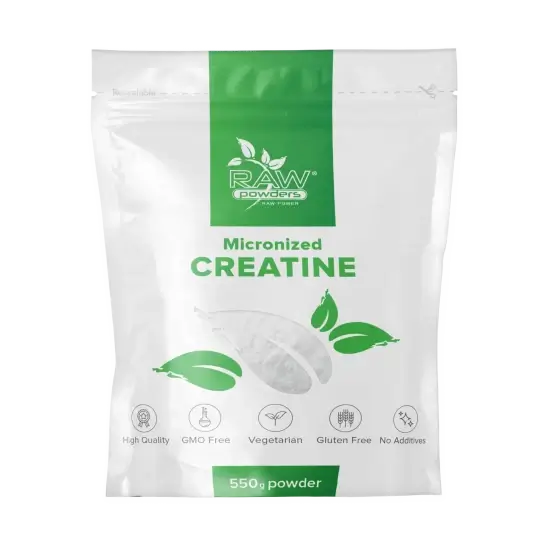 RAW POWDERS Micronized Creatine - 550g