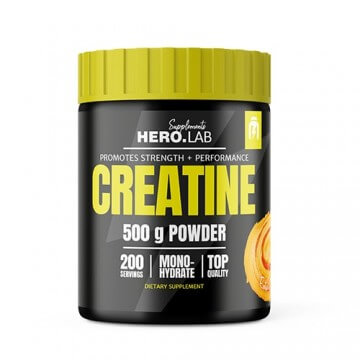 HIRO.LAB Creatine - 500g Žaliųjų obuolių šerbetas