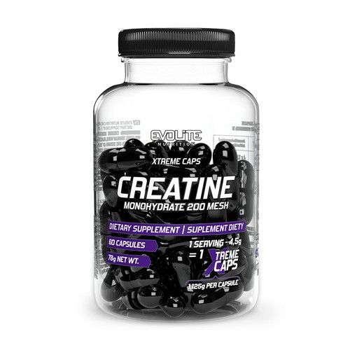 EVOLITE Creatine Monohydrate - 60 kaps.