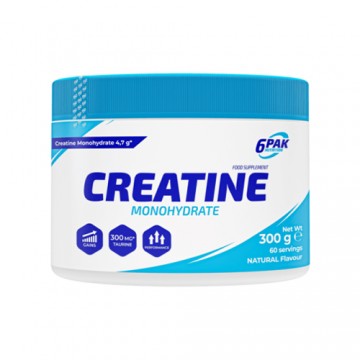 6PAK Creatine Monohydrate - 300g