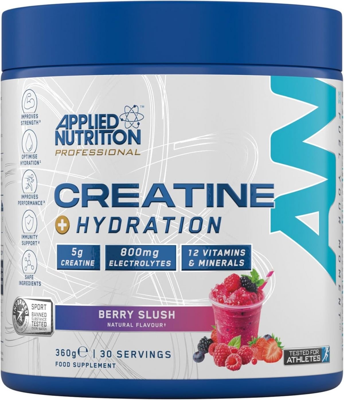 Applied Nutrition Creatine + Hydration 360 g. - Berry Slush skonis
