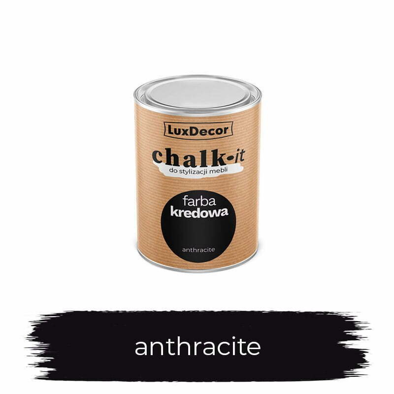 Kreidiniai dažai CHALK-IT ANTHRACITE - 125ml