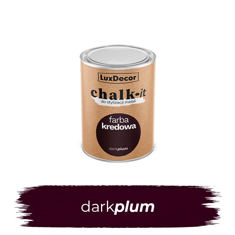 Kreidiniai dažai CHALK-IT DARK PLUM - 125ml
