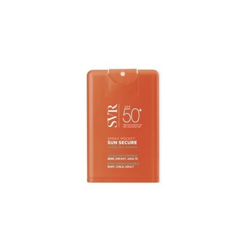 SVR Sun Secure Spray Pocket SPF50+ Kišeninis veido ir rankų kremas nuo saulės, 20ml