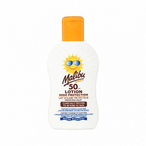 Malibu Kids High Protection Lotion Apsauginis losjonas nuo saulės vaikams, SPF50