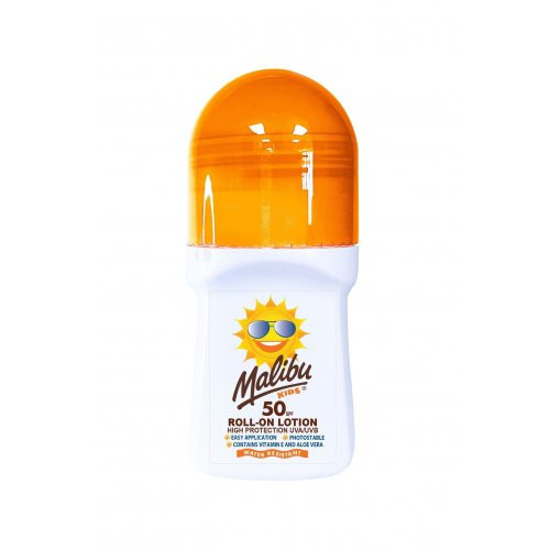 Malibu Kids Roll-On Lotion SPF50 Rutulinis losjonas nuo saulės vaikams, 50ml