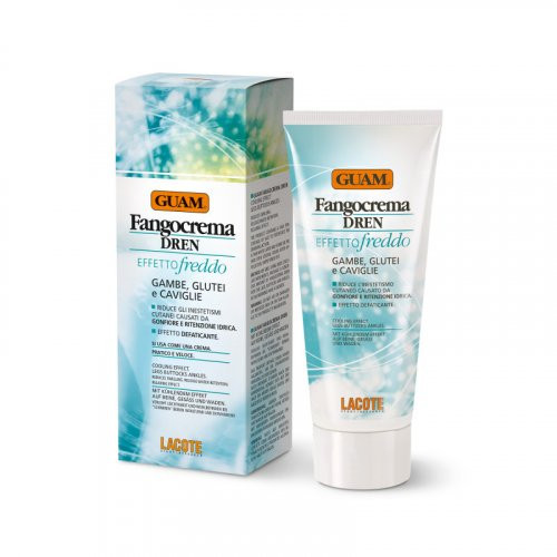 Guam Fangocrema Dren Effetto Freddo  Anti-Cellulite Drainage Cream Drenuojančio poveikio kremas - Šaltoji formulė, 200ml