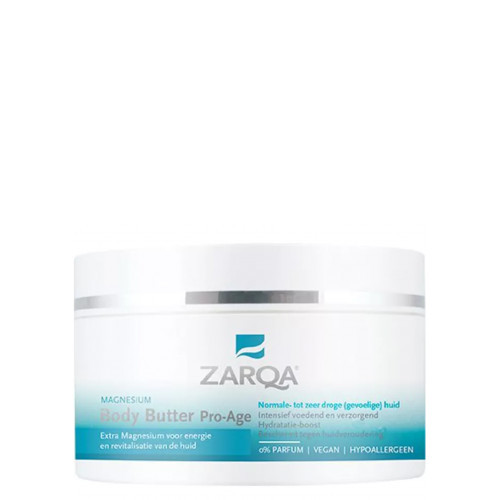 Zarqa Pro-Age Magnesium Body Butter Intensyviai maitinantis ir drėkinantis kūno sviestas, 200ml