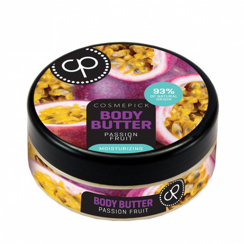 Cosmepick Body Butter Passion Fruit Kūno sviestas su pasifloromis, 200ml