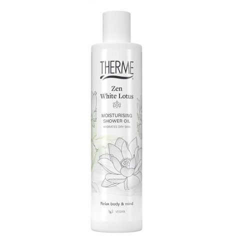 Therme Zen White Lotus Moisturising Shower Oil Drėkinantis dušo aliejus, 250ml