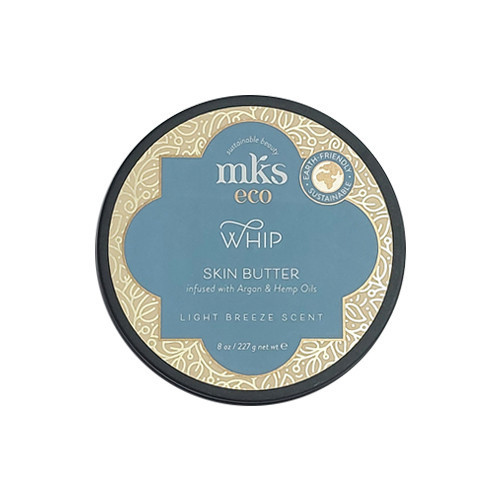 MKS eco (Marrakesh) Whip Skin Butter With Argan & Hemp Oil Kūno sviestas, Light Breeze Scent