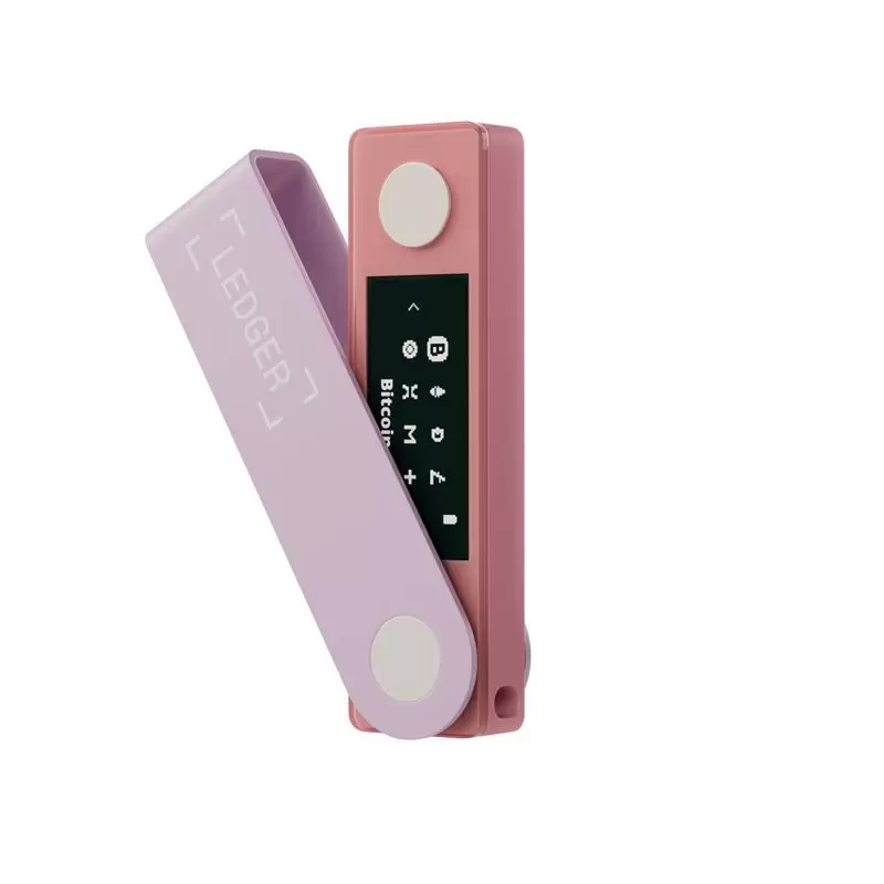 Aparatinė piniginė kriptovaliutoms Ledger Nano X Pastel Pink