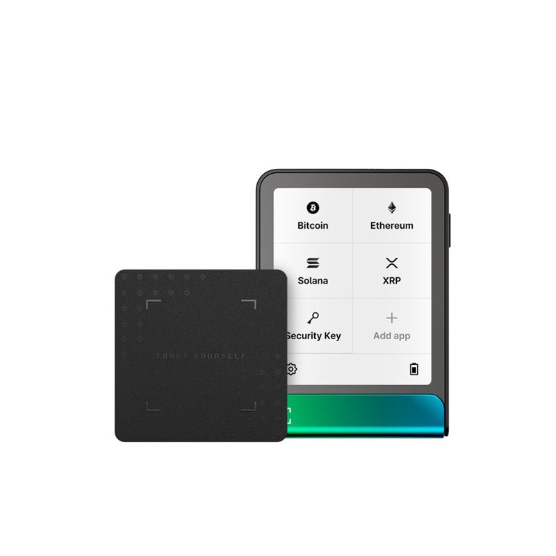 Aparatinė piniginė kriptovaliutoms  Ledger Flex Oxidate Green  su atstatymo raktu