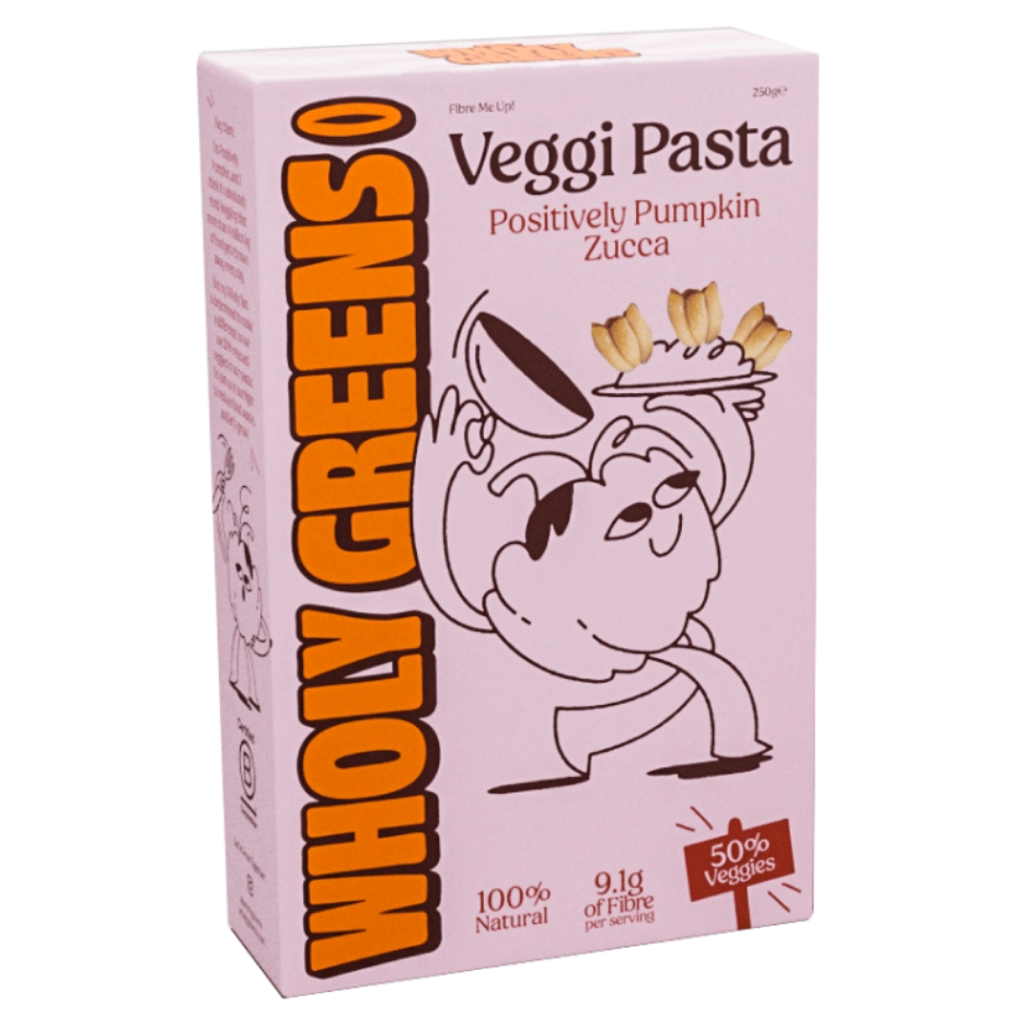 ZUKKA makaronai su moliūgu ir morkomis | WHOLY GREENS (320 g)