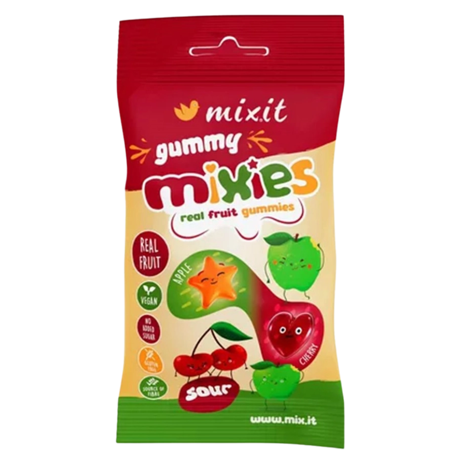 Obuolių skonio drebučių, be pridėtinio cukraus | MIXIT (35 g)