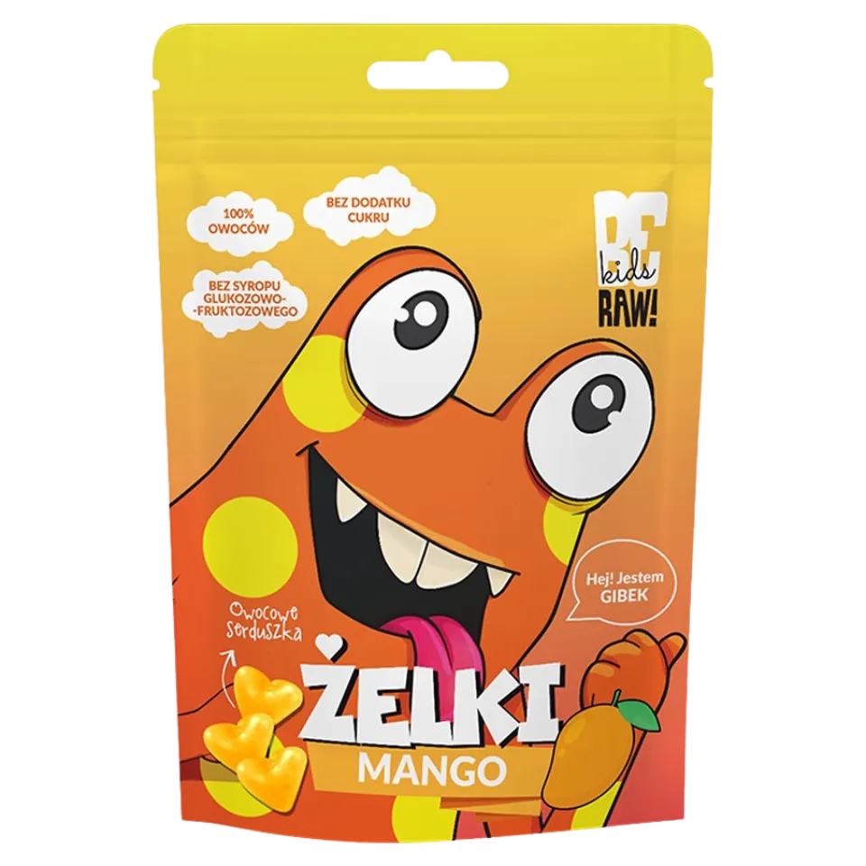 Mango drebučiai, be pridėtinio cukraus | BeRaw Kids (35g)