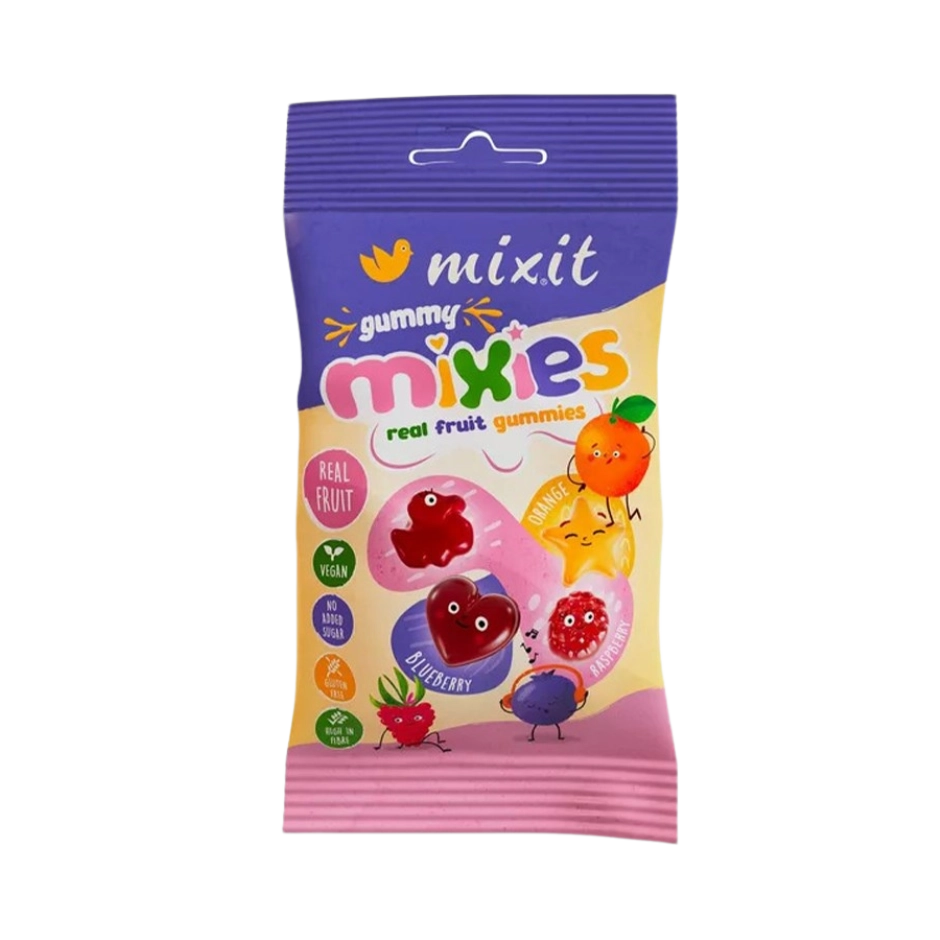 Vaisių drebučių MIX, be pridėtinio cukraus | MIXIT (35 g)