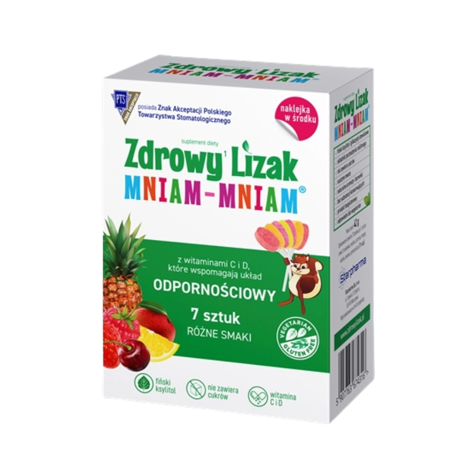 MNIAM MNIAM ledinukų su vitaminais rinkinys | Starpharma (7 x 6g)