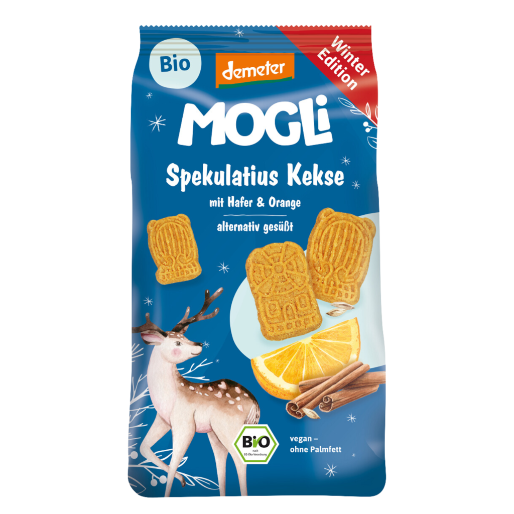 Ekologiški sausainiai su prieskoniais | Mogli (125 g)