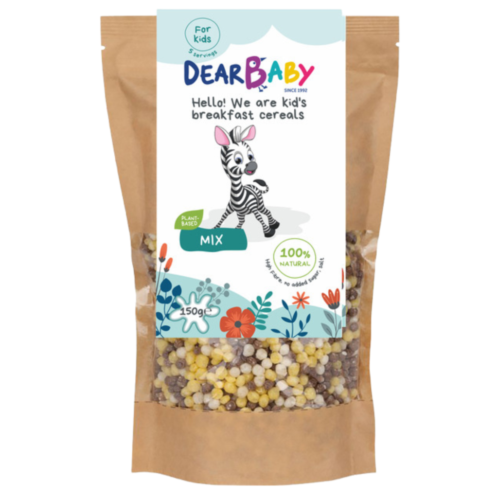 Sausų pusryčių mix rutuliukų mišinys | Dear baby (150 g)
