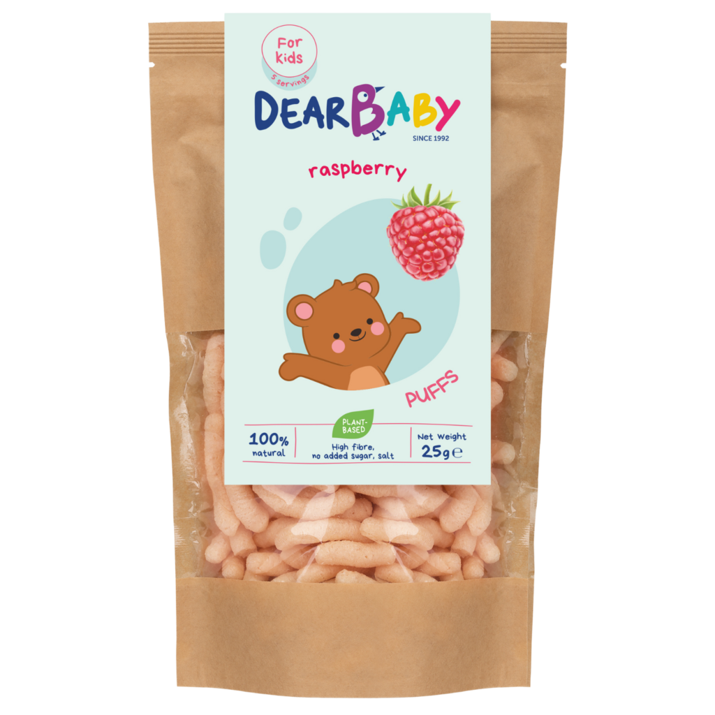 Aviečių skonio užkandis | Dear baby (25 g)