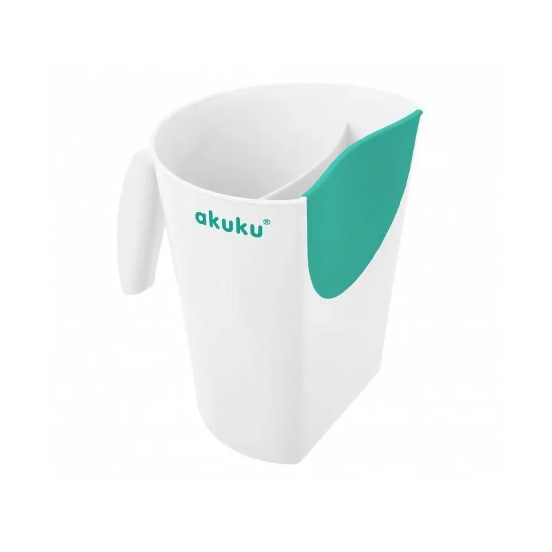 Akuku puodelis galvai skalauti, A0430-WHITE/TURQUOISE