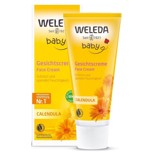 Weleda Calendula Baby Face Cream Veido kremas su medetkomis, 50ml