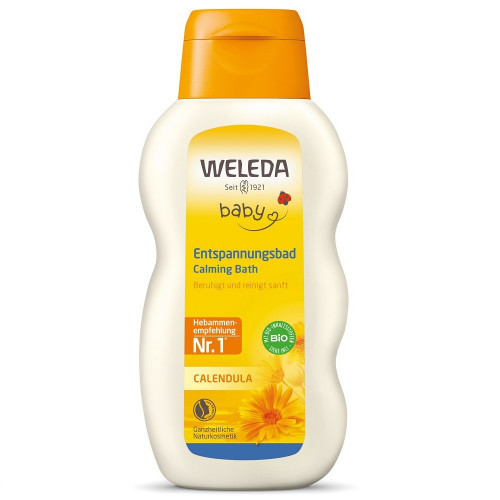 Weleda Calendula Baby Calming Bath Raminamoji vonelė su medetkomis, 200ml