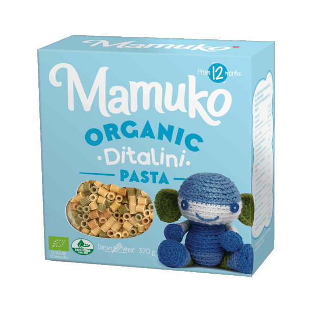 MAMUKO ekologiški makaronai DITALINI