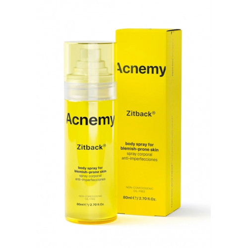 Acnemy Zitback Body Spray For Blemish-Prone Skin Kūno purškiklis aknės paveiktai odai, 80ml