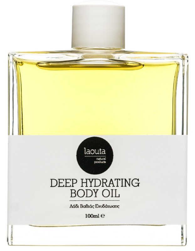 Drėkinamasis kūno aliejus Laouta Deep Hydrating Body Dry Oil LAO0005, 100 % natūralus, praturtinas šalavijų ir alyvuogių ekstraktu, 100 ml