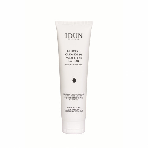 IDUN Mineral Cleansing Face & Eye Lotion Valomasis losjonas su niacinamidu veidui ir akims, 150ml