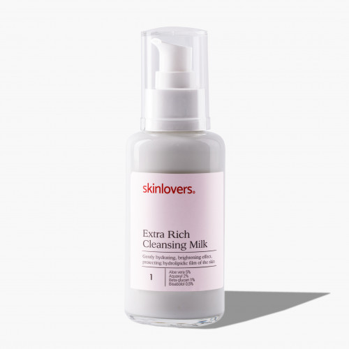 Skinlovers Extra Rich Cleansing Milk Švelnus veido odos pienelis, 100ml