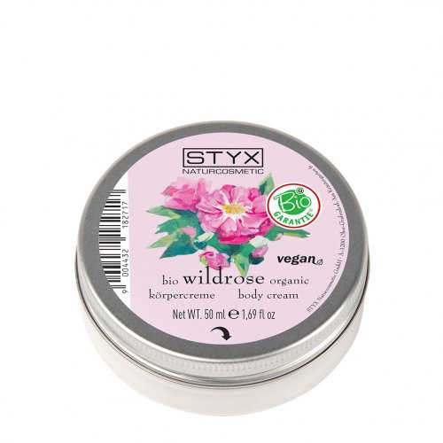 Styx Bio Wildrose Organic Body Cream Laukinių rožių kūno kremas, 50ml