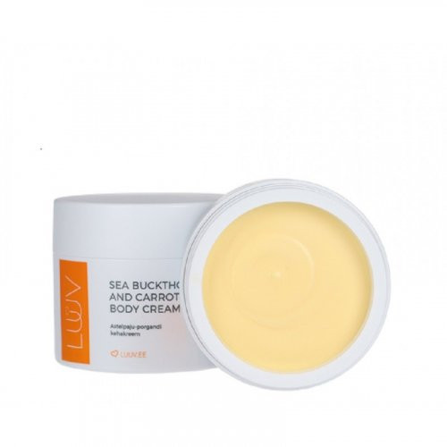 Luuv Sea Buckthorn And Carrot Body Cream Šaltalankių-morkų kūno kremas, 200ml