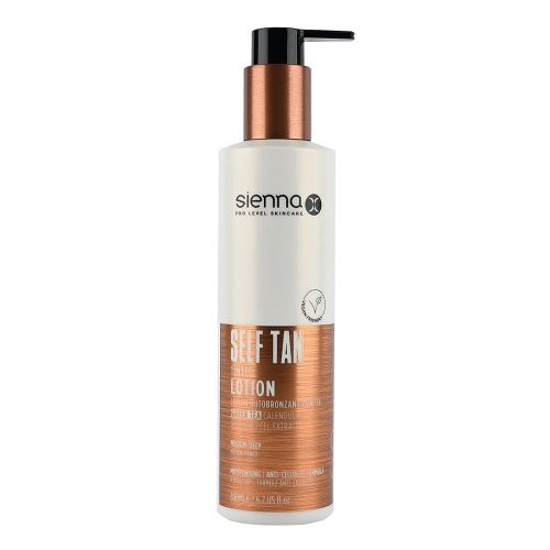 Sienna X Self Tan Tinted Lotion Naktinis intensyvus savaiminio įdegio losjonas, 200ml