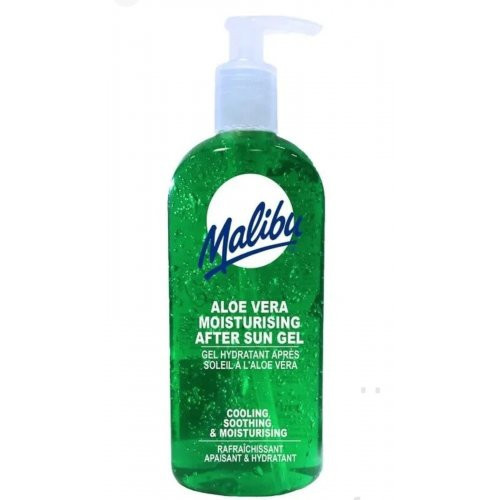 Malibu Aloe Vera Moisturising After Sun Gel Gelis su alijošiumi naudojimui po saulės, 400ml