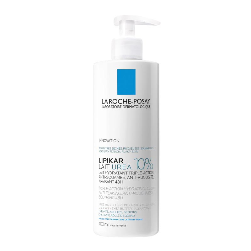 LA ROCHE-POSAY Lipikar Lait Urea 10% kūno losjonas 400 ml