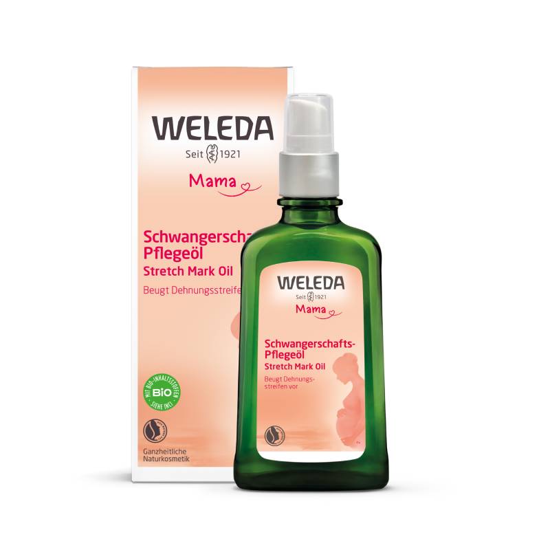 WELEDA Mama masažo aliejus nuo strijų 100 ml