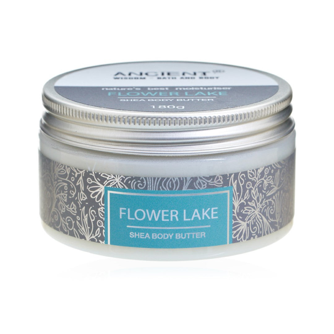 Tauktmedžio sviesto kūno kremas - Flower Lake - 180g